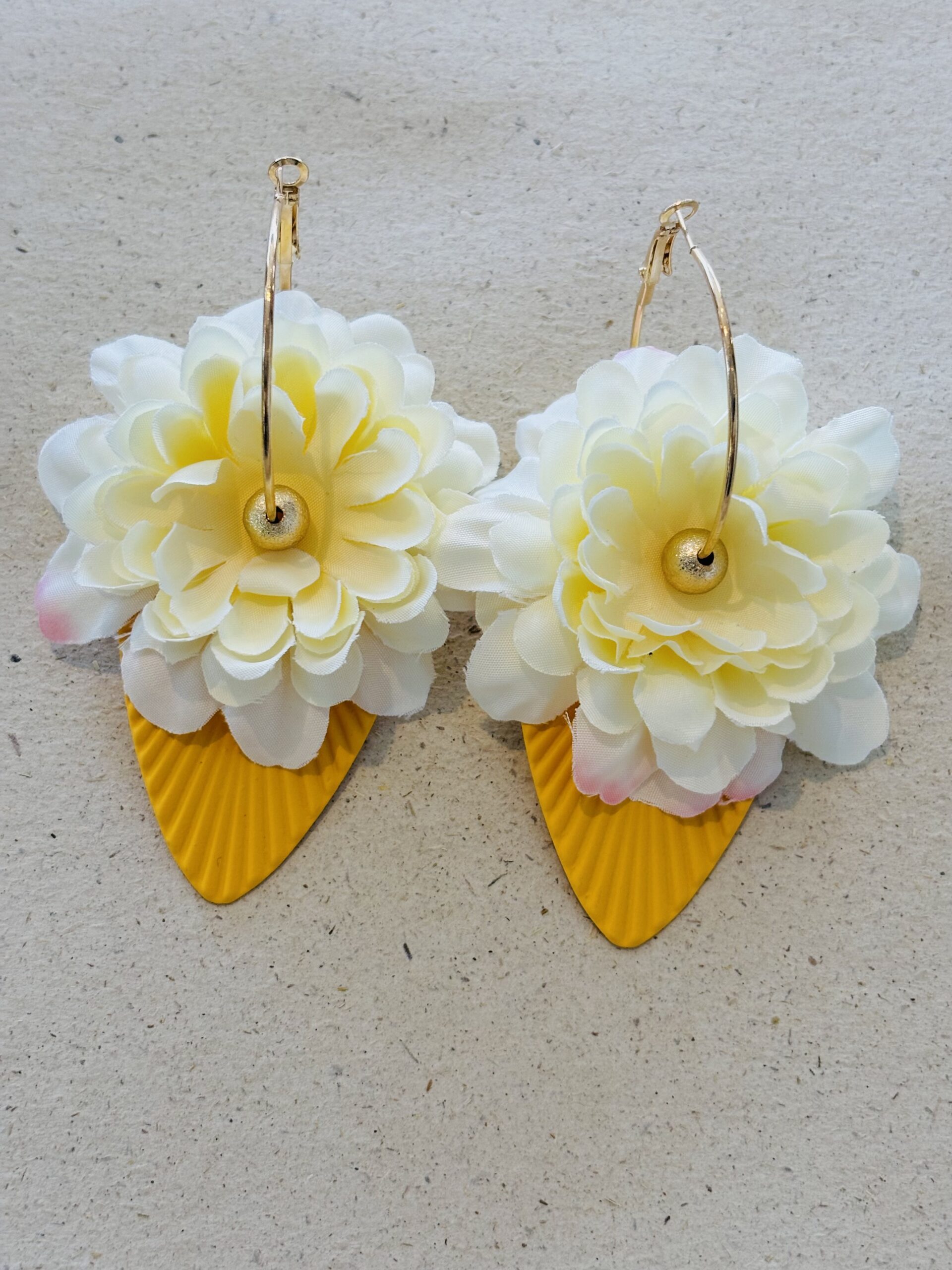 Boucles ROSALIE jaune