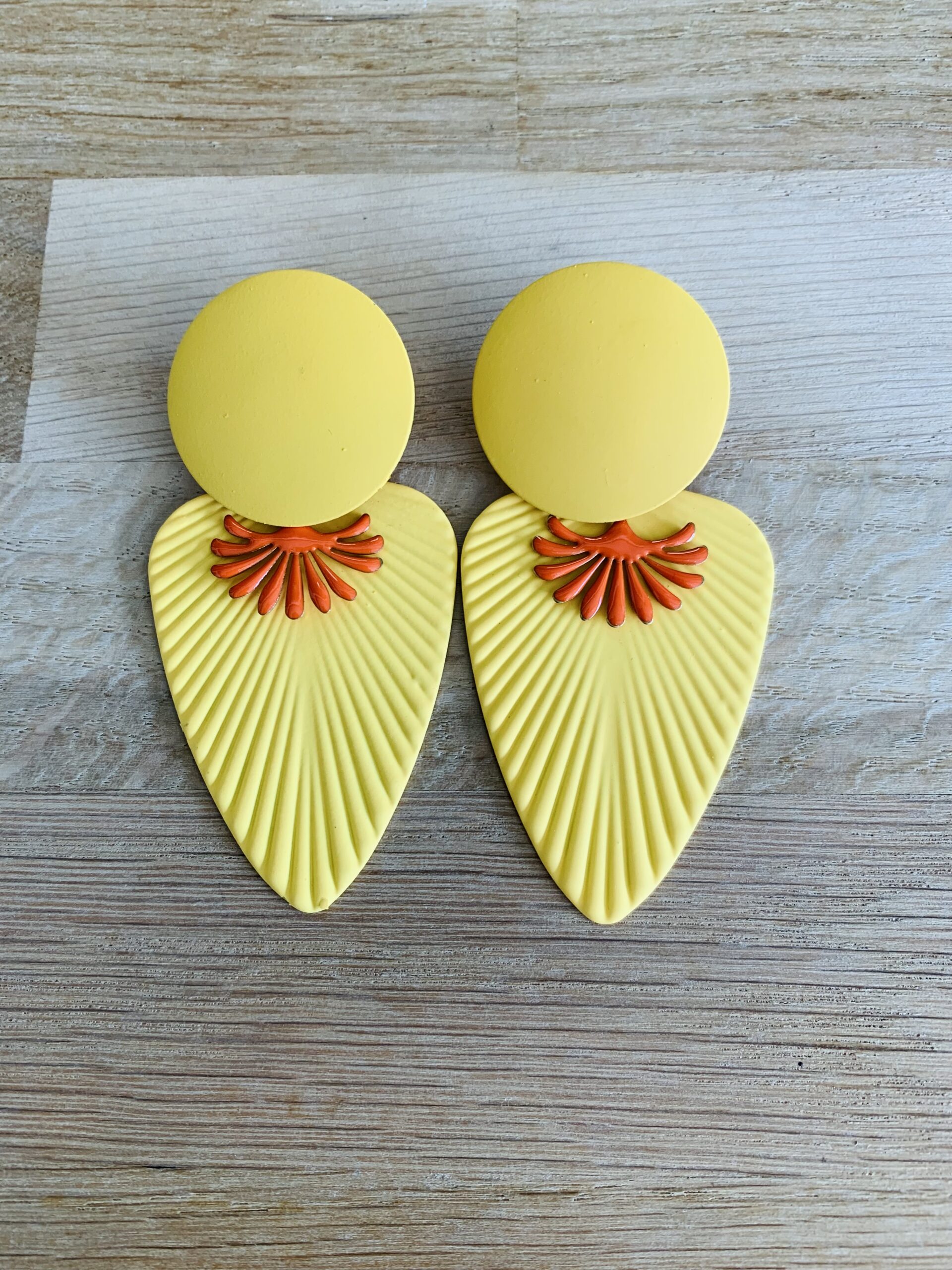 Boucles d’Oreilles MILLA jaune