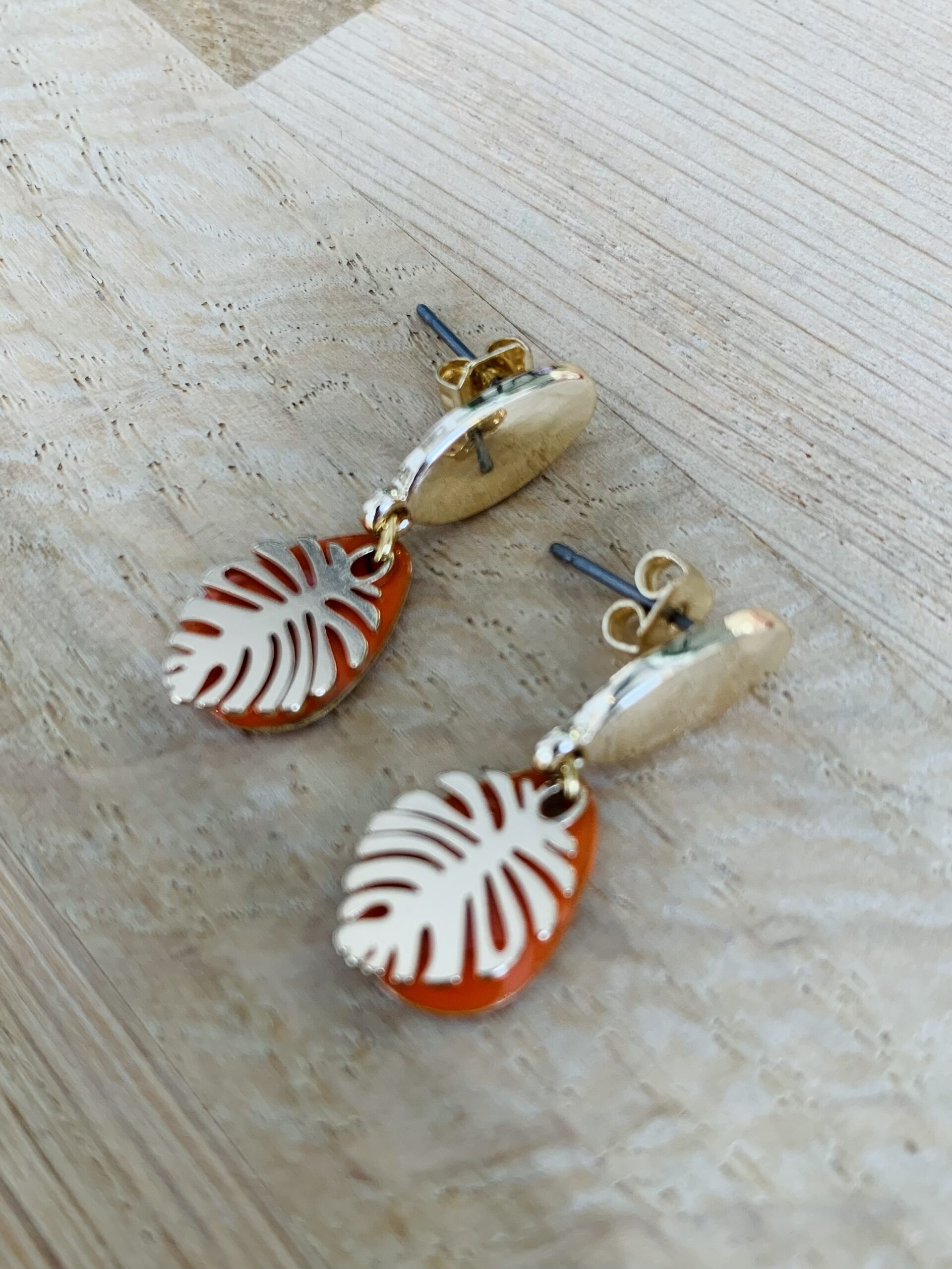 Boucles d’oreilles MËLILA orange