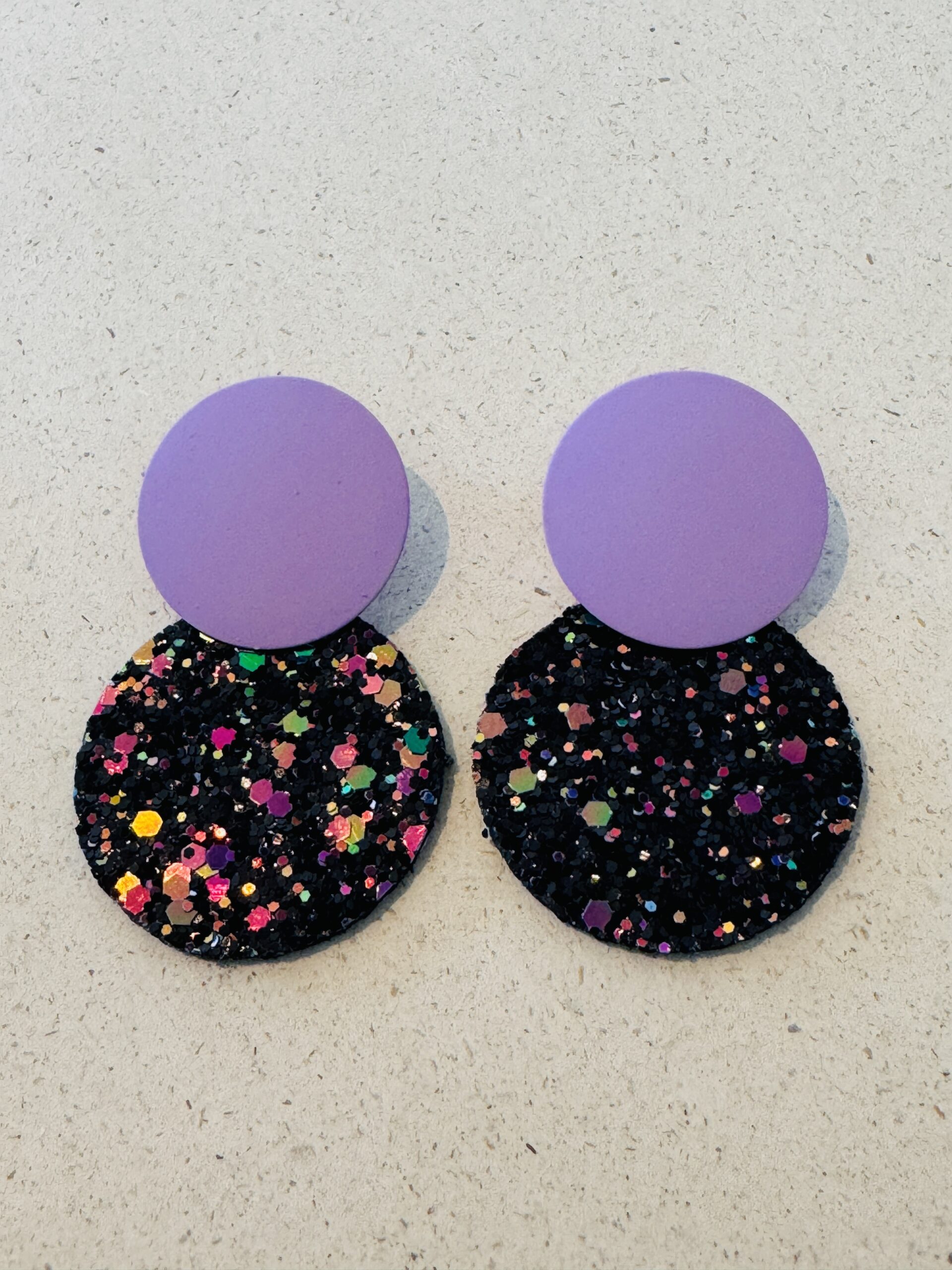 Boucles D’oreilles GIGI mauve