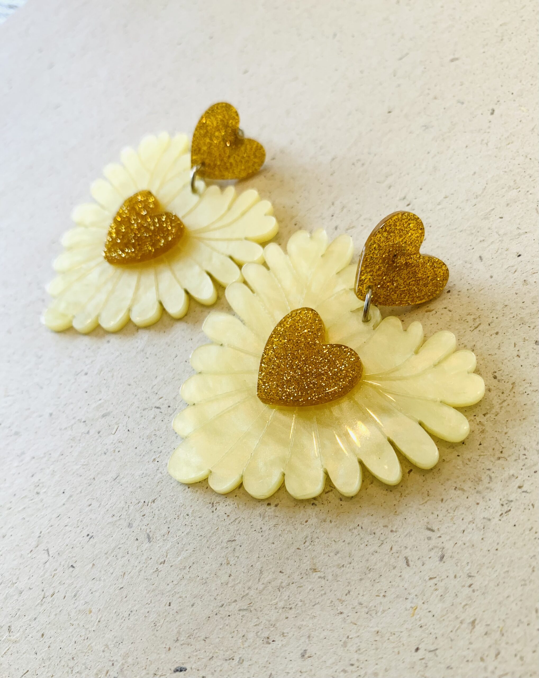 Boucles d’oreilles TÄMEKA jaune