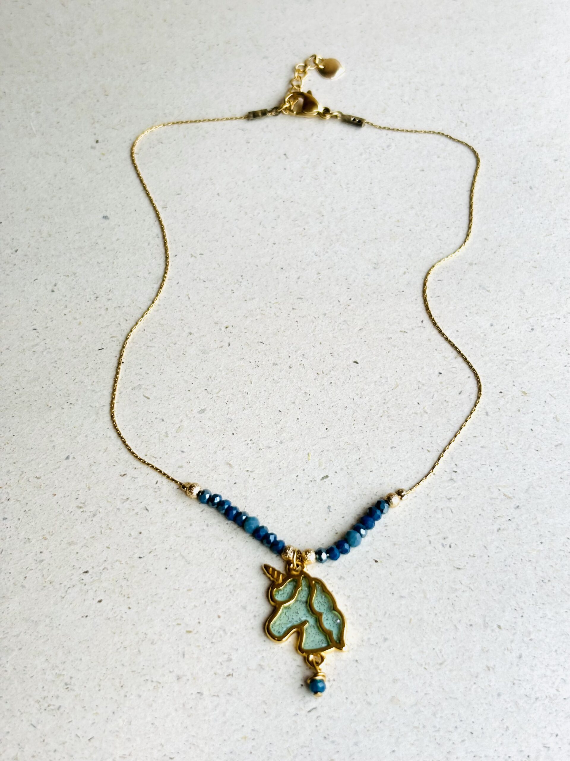 Collier LICÖRNE bleu