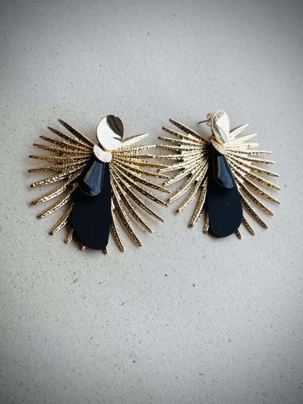 Boucles d'oreilles LORIA noir