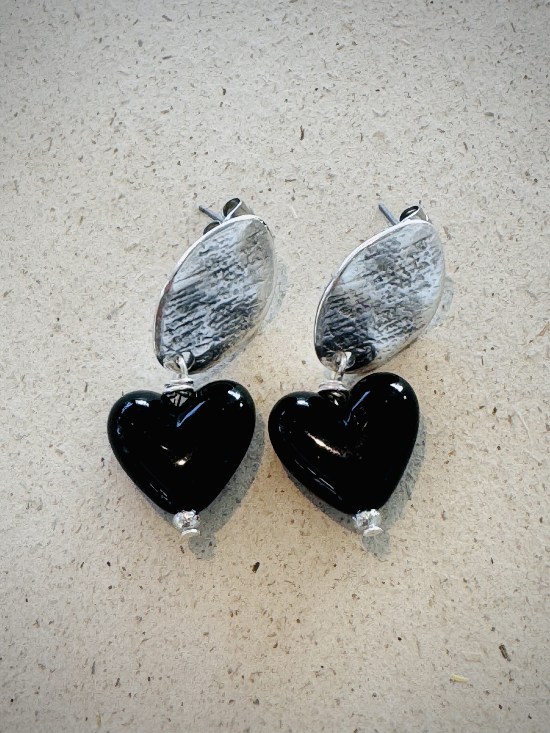 Boucles d’Oreilles JULIA noir