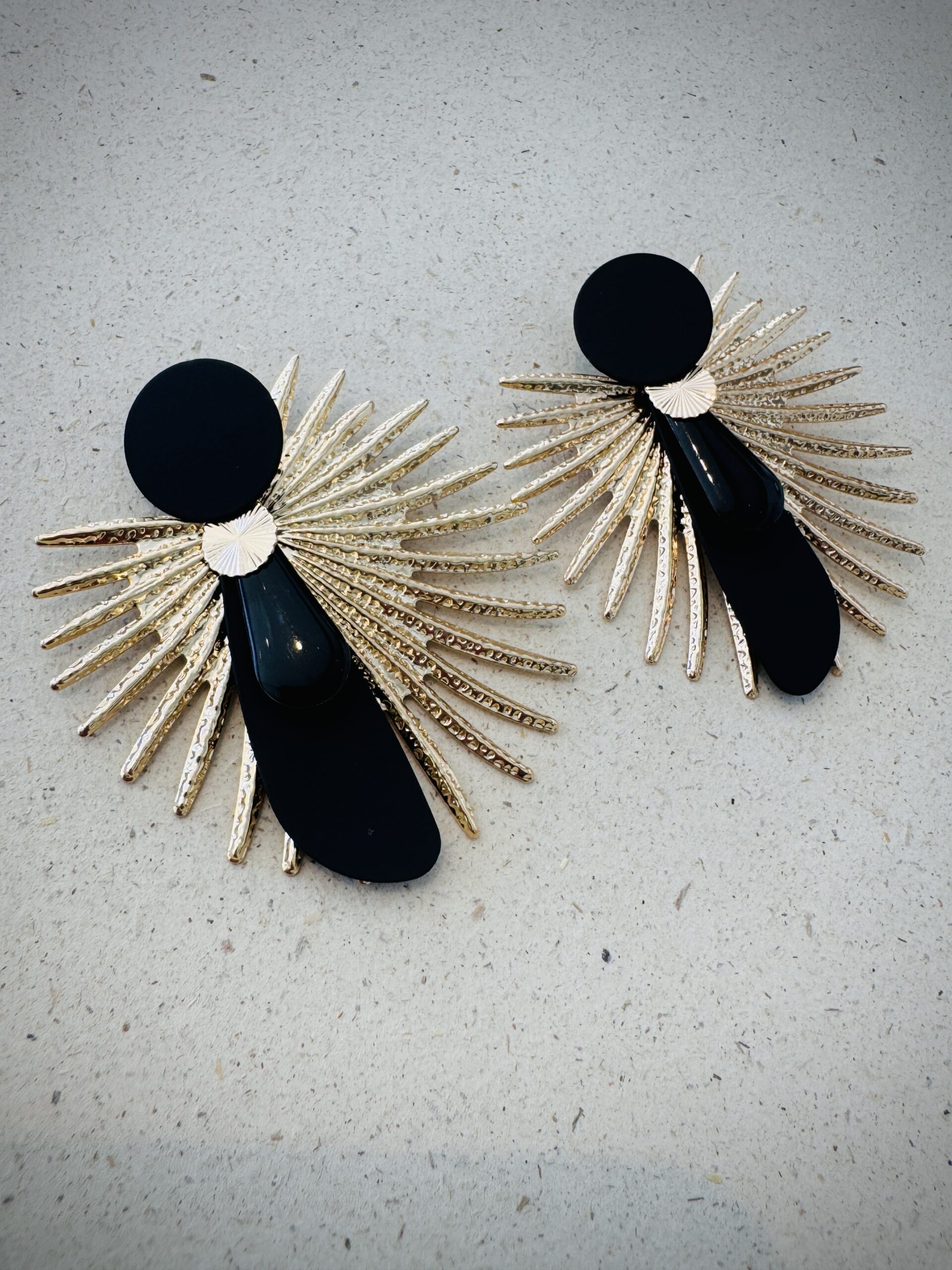 Boucles d’oreilles LORIA noir