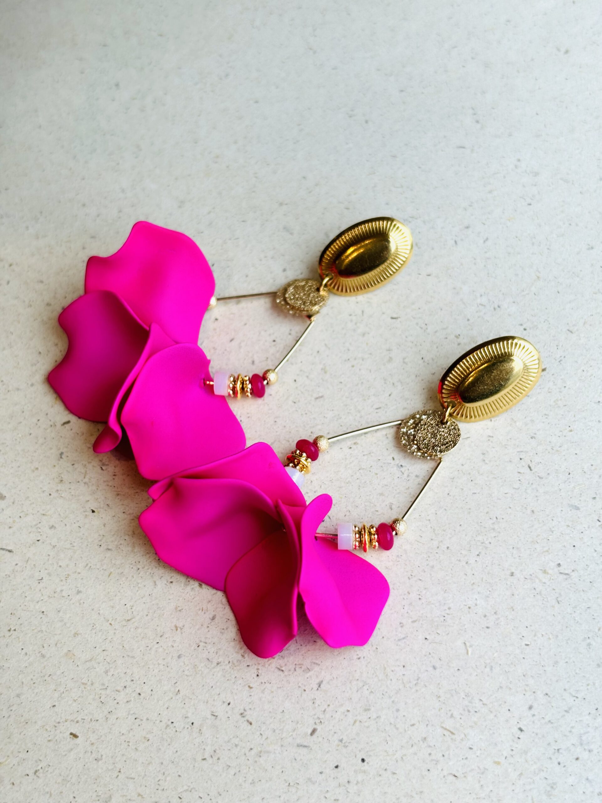 Boucles d’Oreilles KELLY fushia