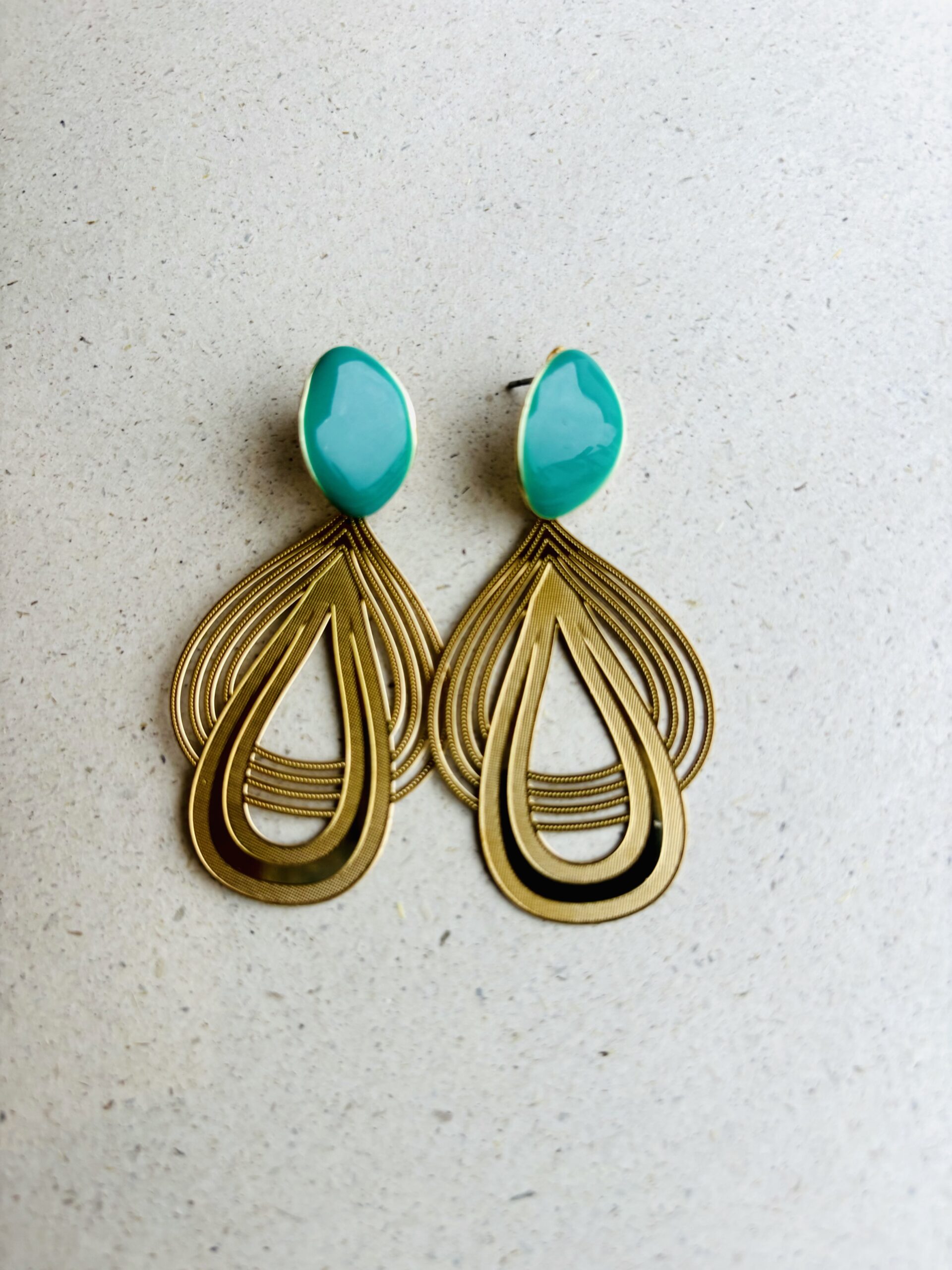 Boucles d’Oreilles TEA vert