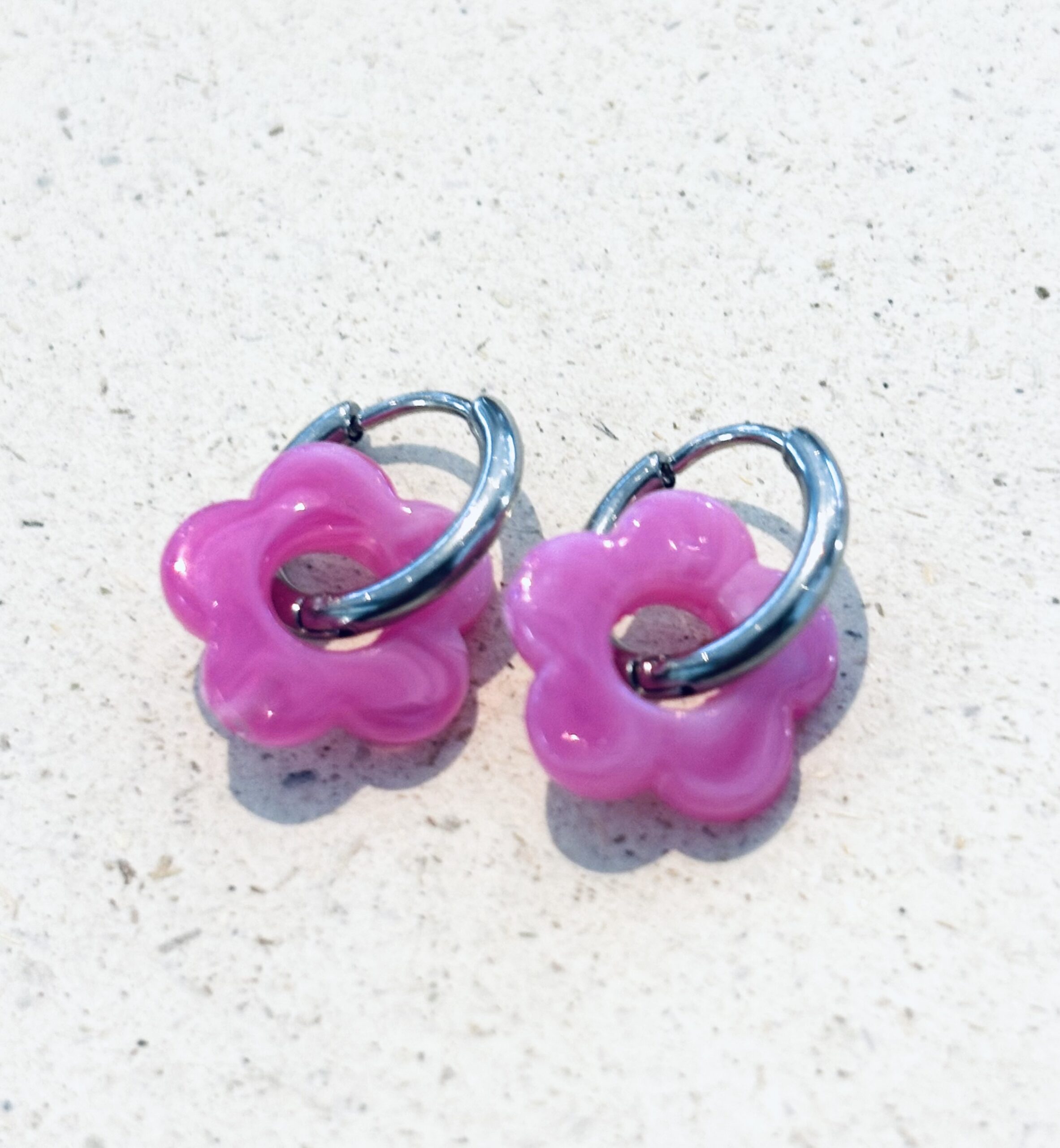 Boucles d’oreilles AUDREÏ rose