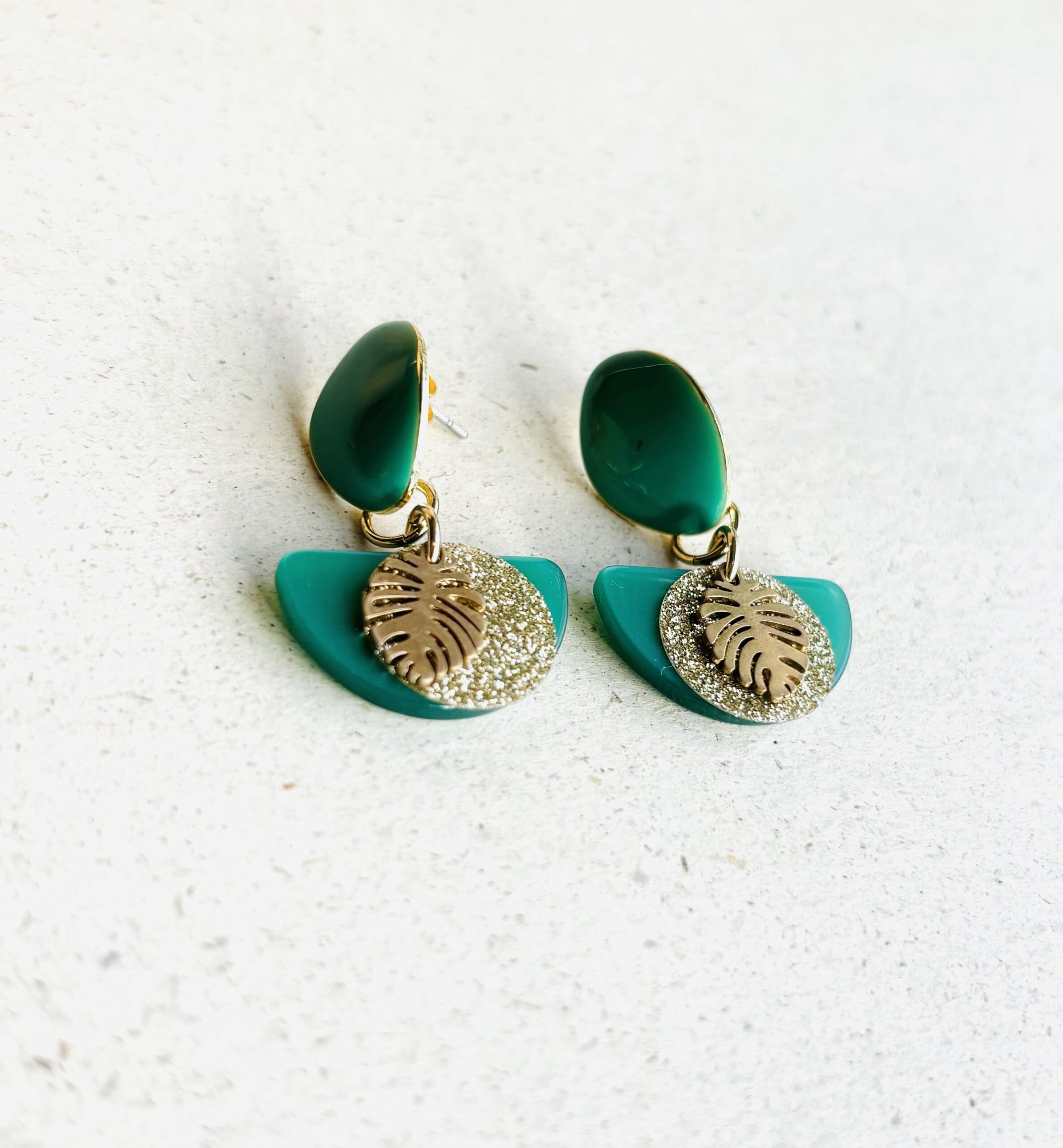 Boucles d’oreilles KARA vert