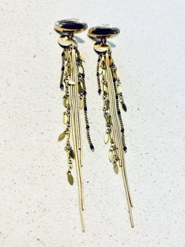 Boucles d'oreilles LEONIE noir – Image 2