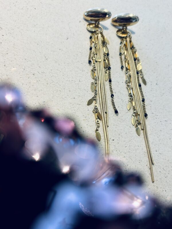 Boucles d'oreilles LEONIE noir