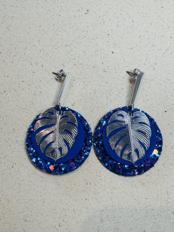 Boucles d'oreilles LYSIA bleu