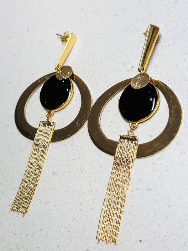 Boucles d'oreilles APOLLINE noir