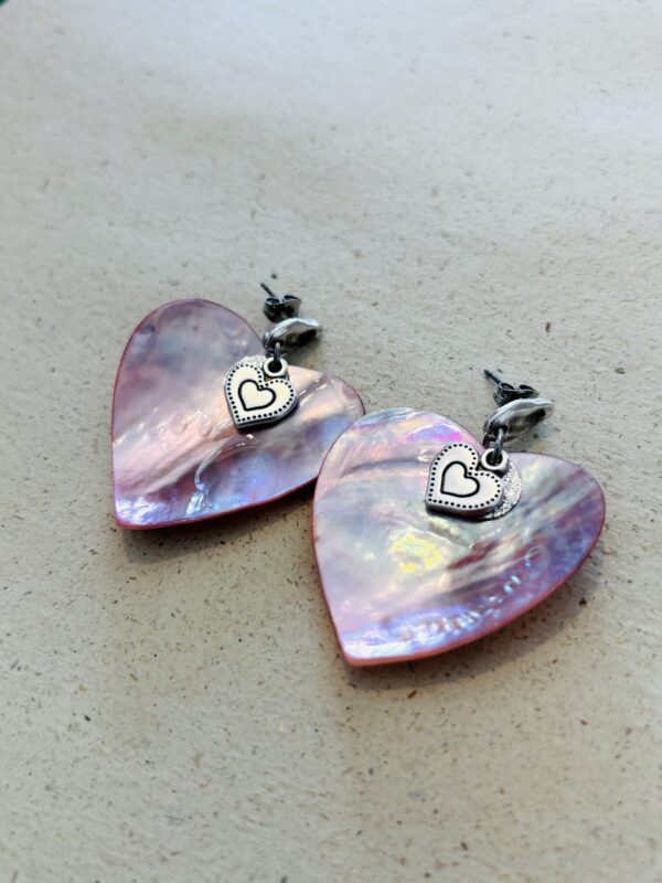 Boucles d'oreilles NORA rose