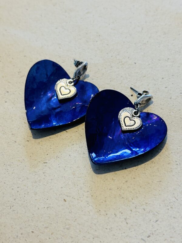 Boucles d'oreilles NORA bleu