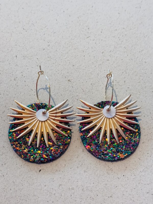 Boucles d'oreilles JACQUELINE multicolore