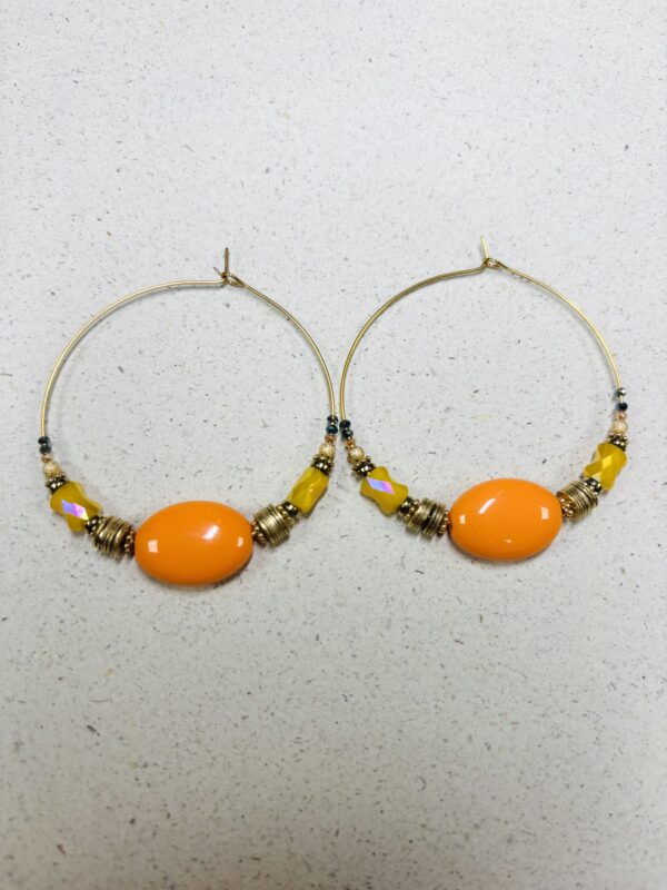 Boucles d'oreilles SÖPHIE orange