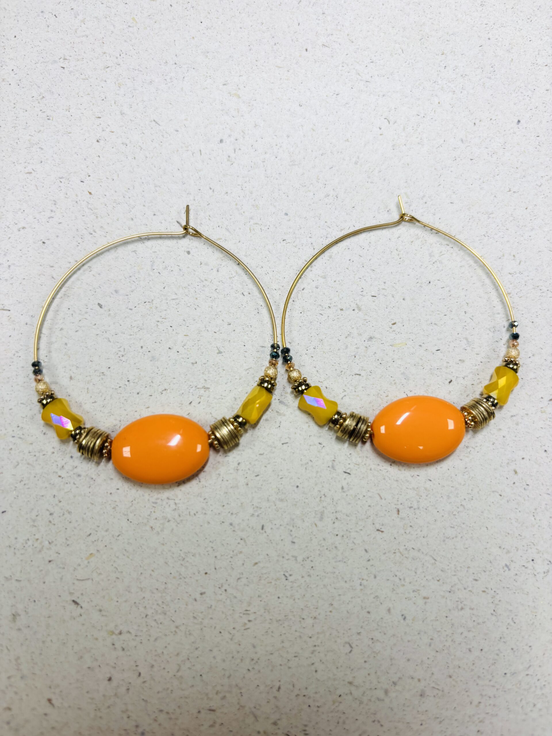 Boucles d’oreilles SÖPHIE orange