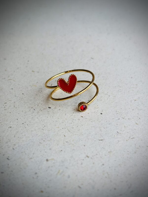 Bague EMOUVANTE rouge