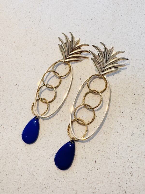 Boucles d'oreilles GOURMANDE bleu