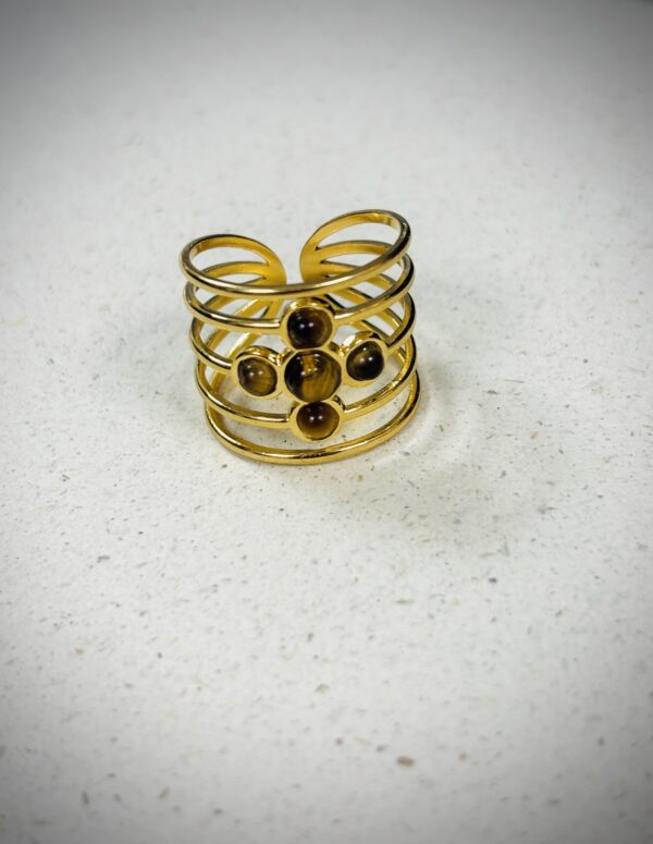 Bague NINE marron