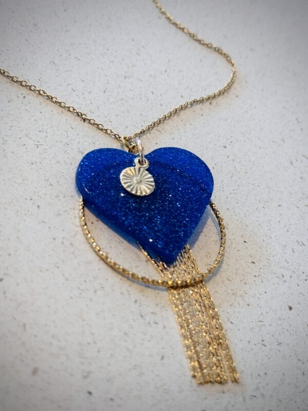 Collier CAPTIVANTE bleu – Image 2