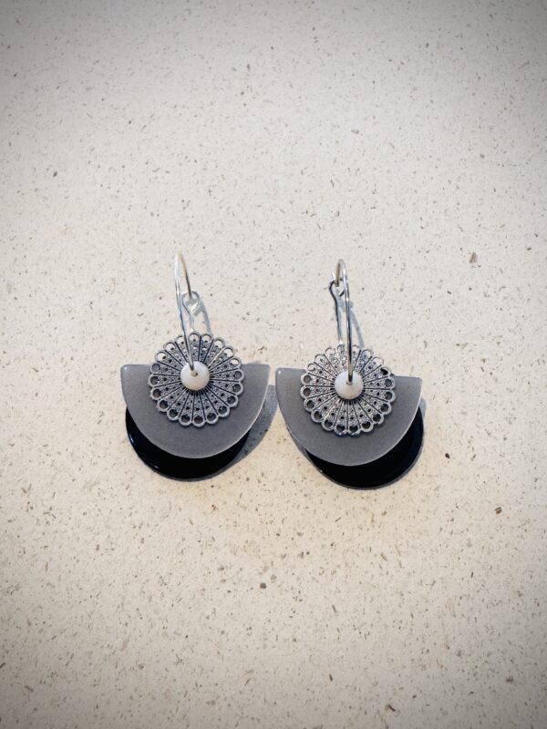 Boucles d'oreilles LARA noir