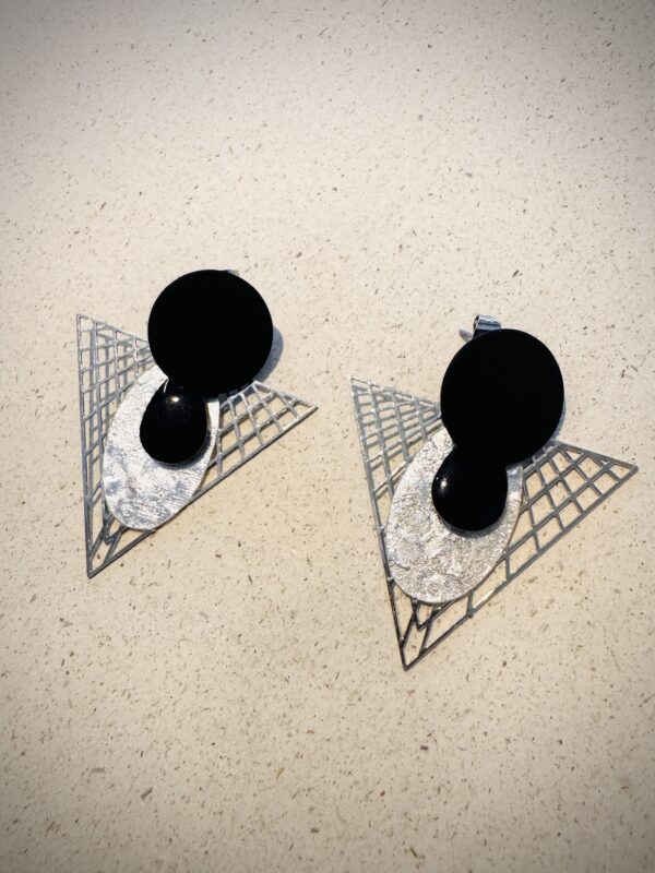 Boucles d'oreilles MIA noir
