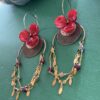 Boucles d'oreilles GINNY rouge multicolore – Image 2