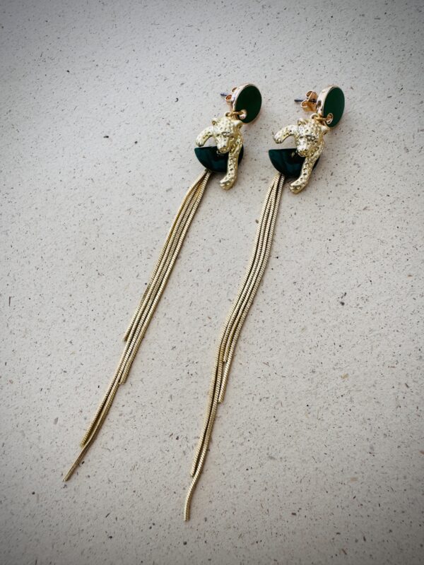 Boucles d'oreilles LÏMA vert