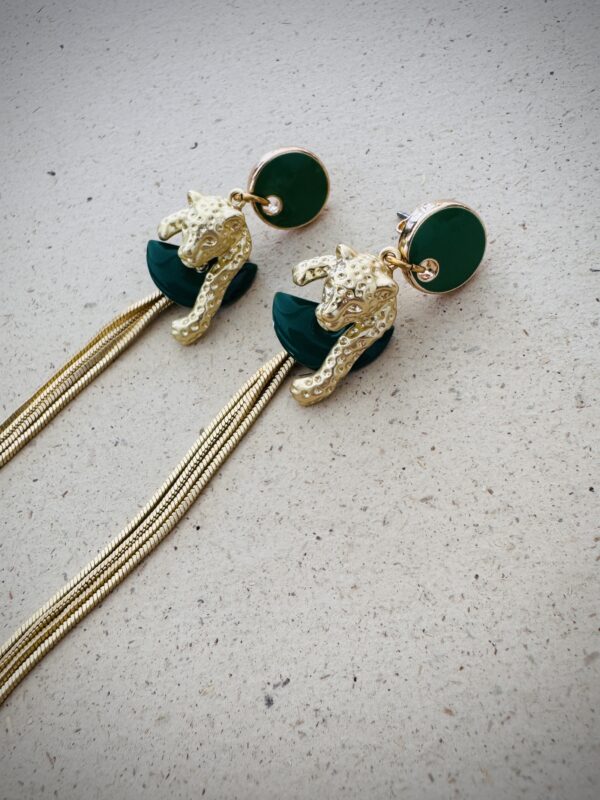 Boucles d'oreilles LÏMA vert – Image 2