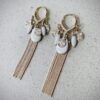 Boucles d'oreilles MÄRGUARETTE blanc – Image 2