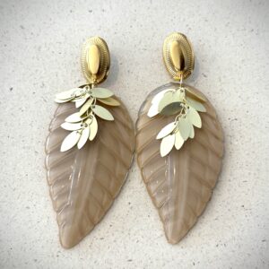 Boucles d'oreilles JENA beige