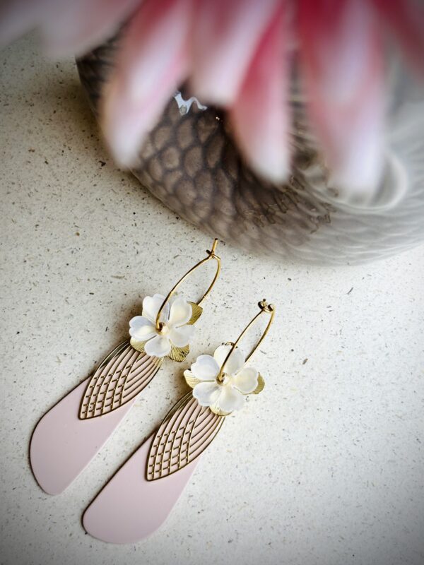 Boucles d'oreilles WEDDING nude – Image 3