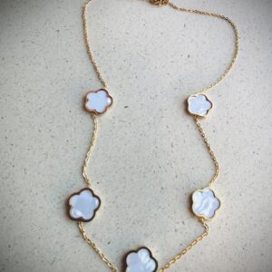 Collier AUDACIEUSE blanc multi