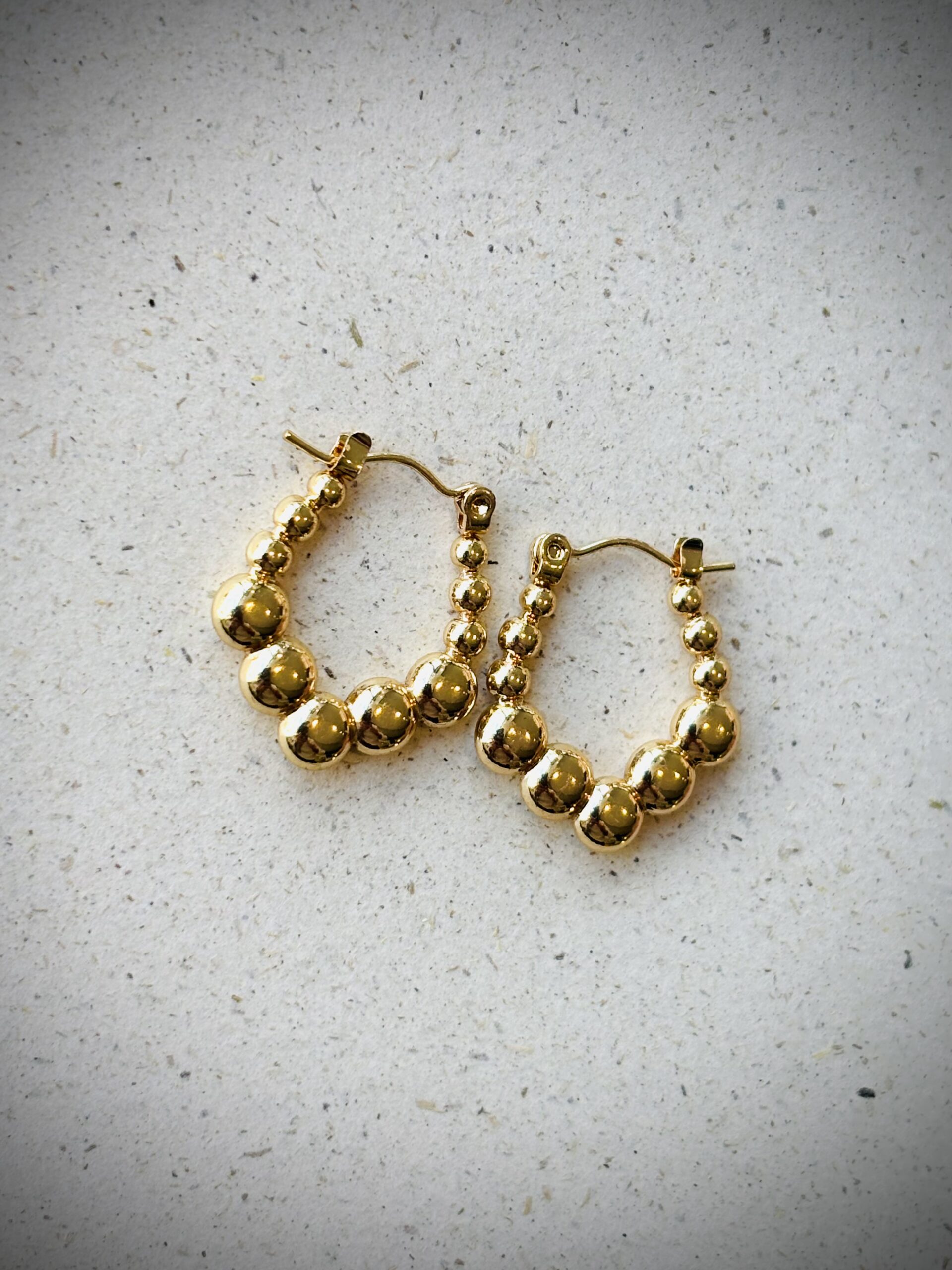 Boucles d’oreilles HAZEL doré
