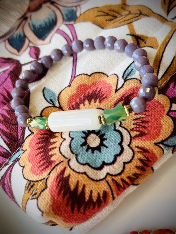 Bracelet CHELSEA mauve – Image 2