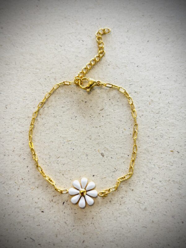 Bracelet MARGUERITE blanc