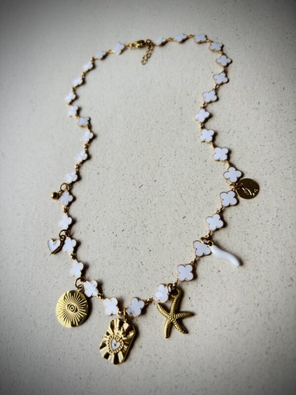 Collier IVY blanc