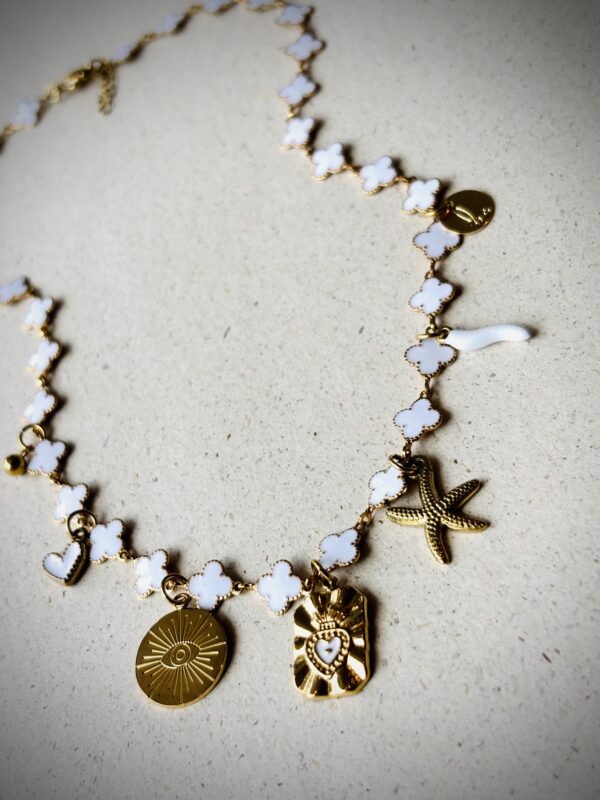 Collier IVY blanc – Image 3
