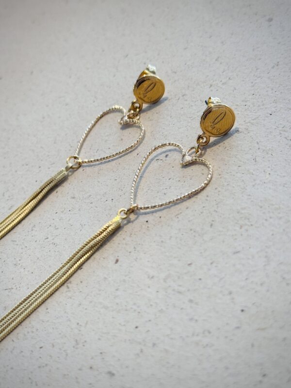 Boucles d'oreilles ELINA doré – Image 3
