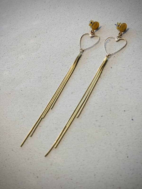 Boucles d'oreilles ELINA doré – Image 4