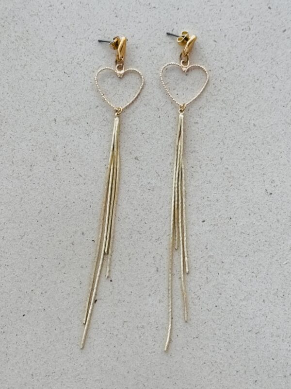Boucles d'oreilles ELINA doré – Image 2