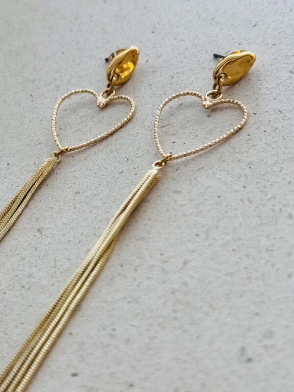 Boucles d'oreilles ELINA doré – Image 3