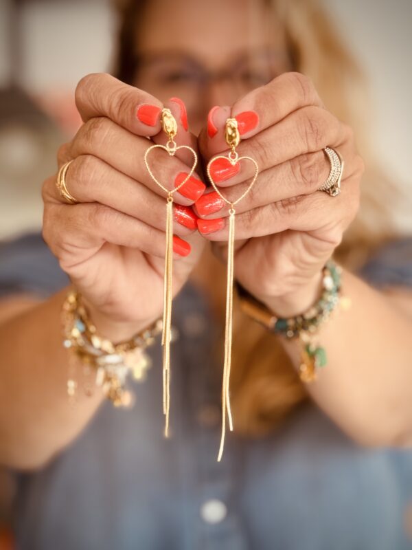 Boucles d'oreilles ELINA doré
