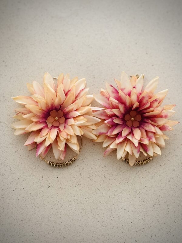 Boucles d'oreilles HYLDA saumon, violet – Image 2
