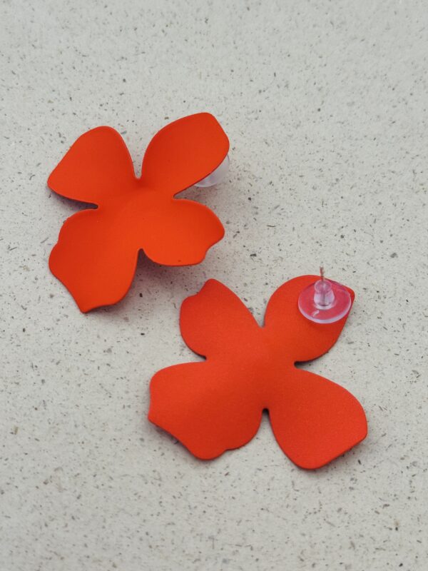 Boucles d'oreilles CARLA orange – Image 2