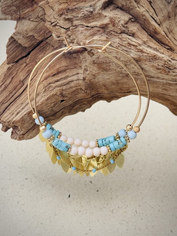 Boucles d'oreilles MOANA bleu – Image 2