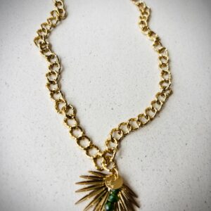 Collier POKA vert