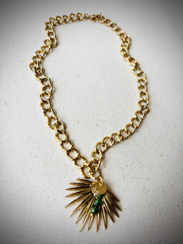 Collier POKA vert